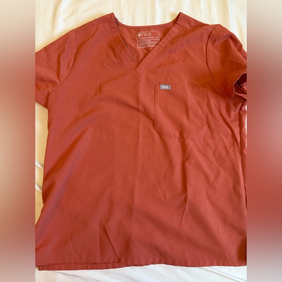 Figs women’s scrub set terracotta - Picture 5 of 7